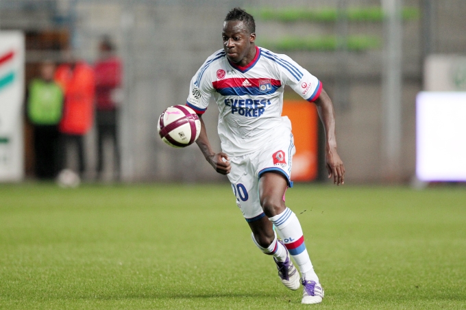Lyon's French defender Aly Cissokho is s